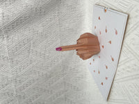 Middle Finger 3D Pop Up Card