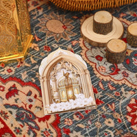 Eid Mubarak Open Door Lantern 3D Pop Up Card