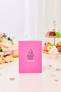 Valentine's Day Heart Cake Greeting Card