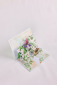 Jasmine Hummingbird Greeting Card 2-Pack