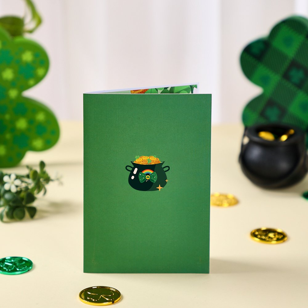 St. Patrick's Day Box 3D Pop Up Card