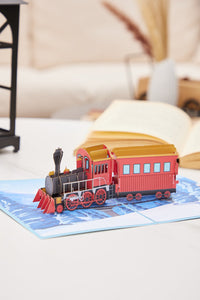 Steam Train Pop Up Card