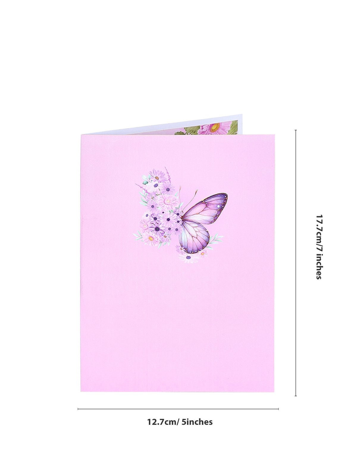 Daisy Butterfly 3D Pop Up Card