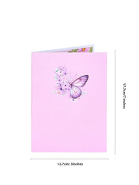 Daisy Butterfly 3D Pop Up Card