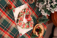 Poinsettia Heart Greeting Card