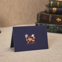 Owl Birthday Flip Pop Up Card