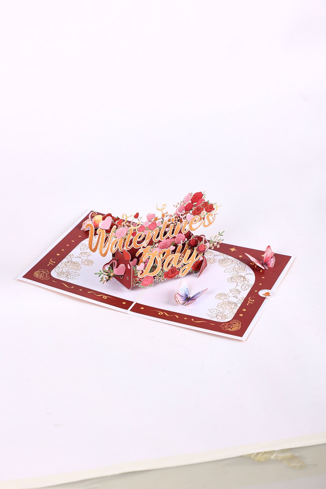 Vintage Rose Valentine's Day Greeting Card