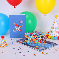 Astronaut Birthday Greeting Card
