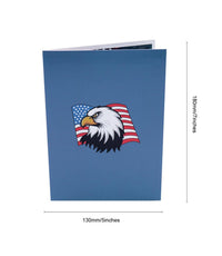Bald Eagle 3D Pop Up Card