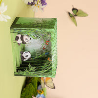 Panda Bamboo Grove 3D Pop Up Card