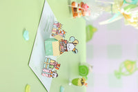 Pochacco Gift Box Birthday 3D Pop Up Card