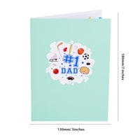 Happy Father's Day Pop-Up Card （Sports）