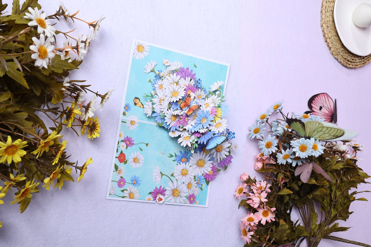Daisy 3D Pop Up Card