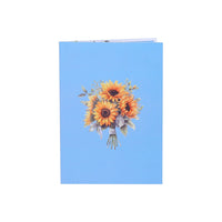 Sunflower Fresh Flowers 3D Pop Up Card