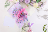 Purple Dragonfly Chrysanthemum Greeting Card
