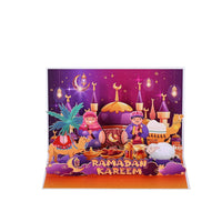 Purple Ramadan 90° 3D Pop Up Card