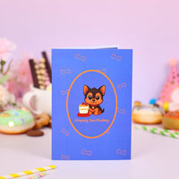 Cartoon Puppy Birthday 3D Pop Up Card