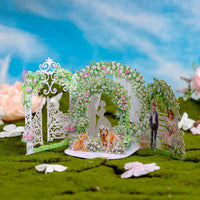 Wedding Live Double Door 3D Pop Up Card