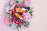 Hydrangea Butterfly Greeting Card