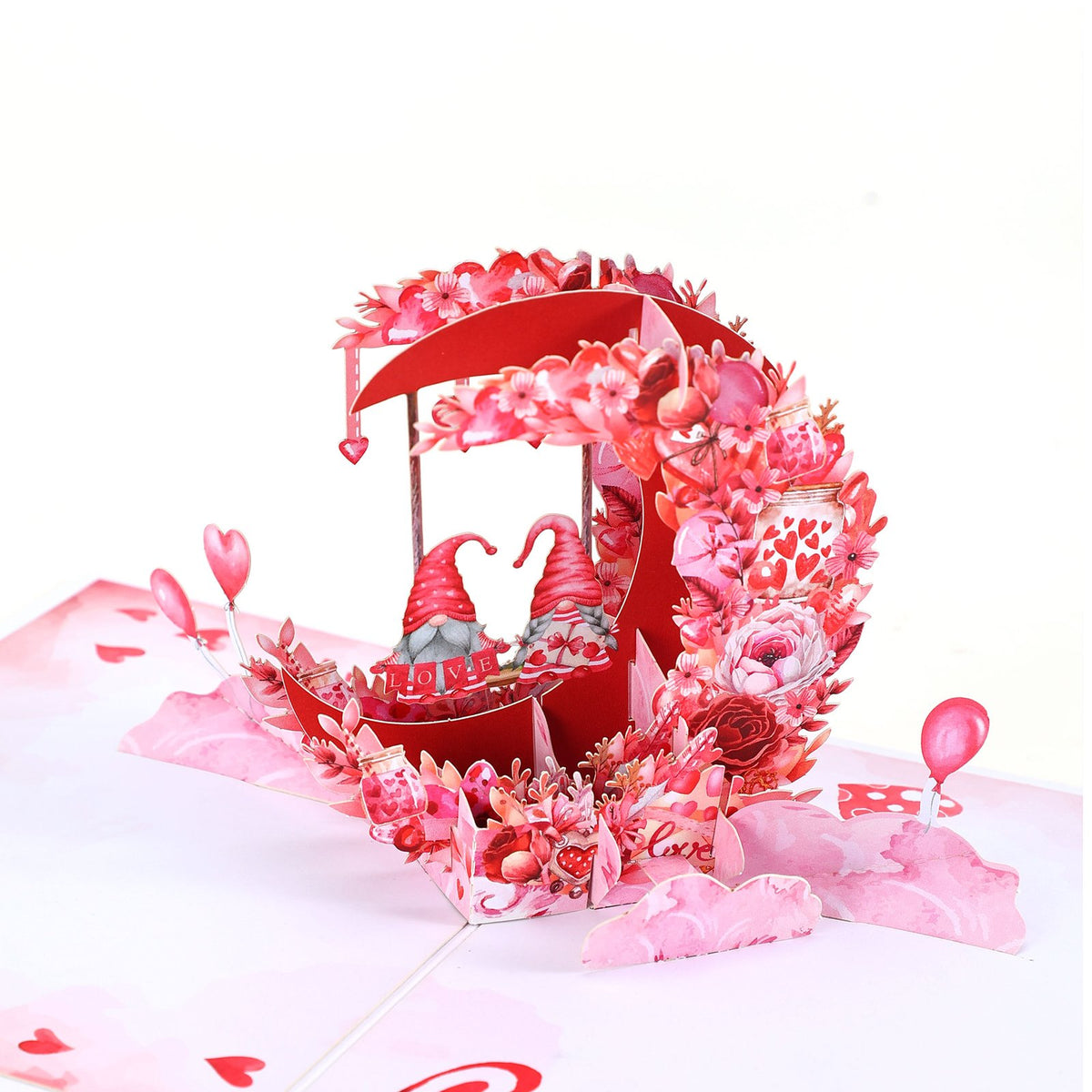 Valentine's Day Gnome 3D Pop Up Card