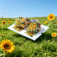 Sunflower Fresh Flowers 3D Pop Up Card