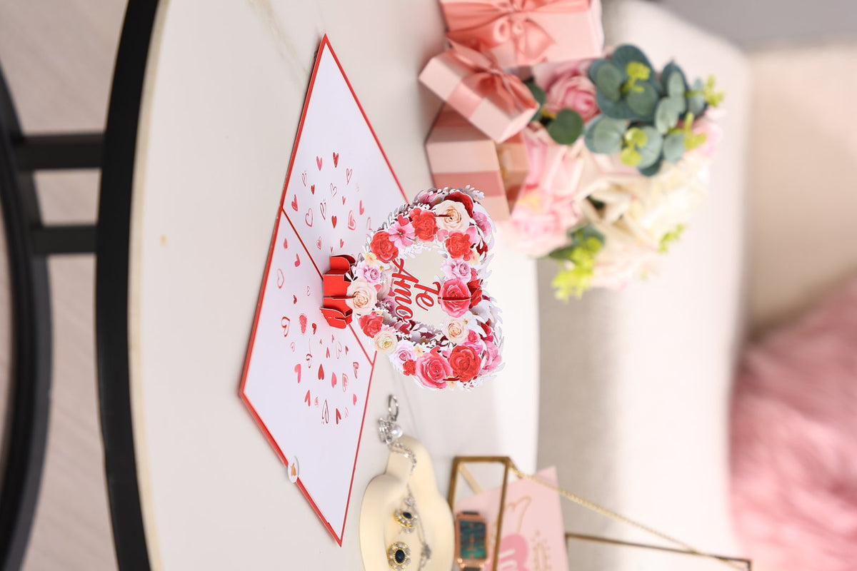 Spain I Love You 3D Pop Up Card