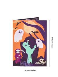 Halloween Cactus Ghost Flip Pop Up Card