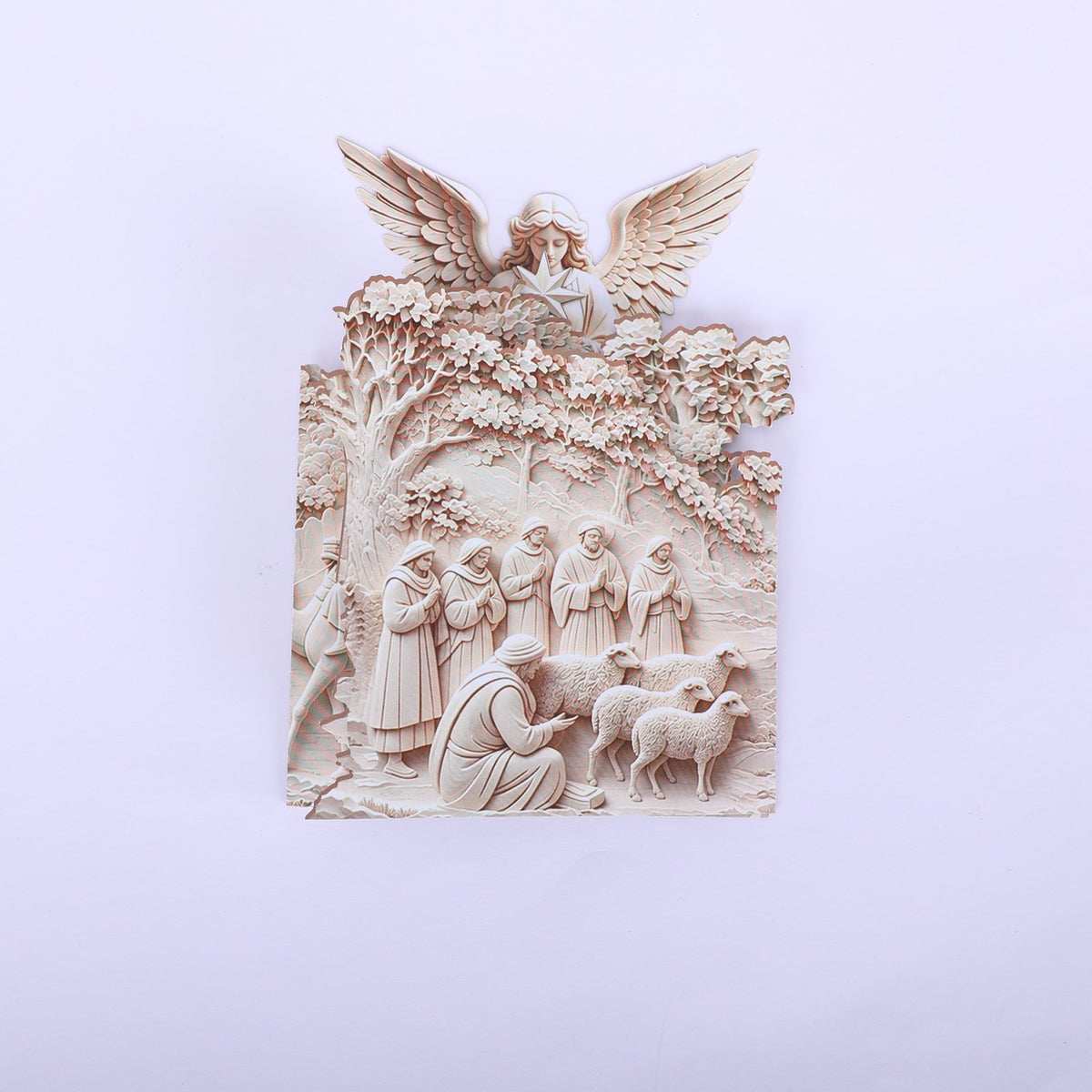 Relief Nativity Greeting Card