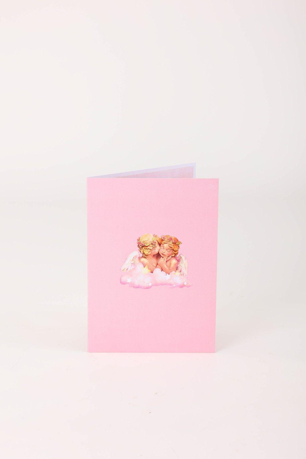 Vintage Angel Moon Pop Up Card
