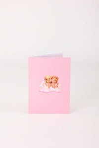 Vintage Angel Moon Pop Up Card