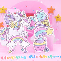 Unicorn Birthday Pop Up Card