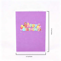 Cat House Birthday Greeting Card