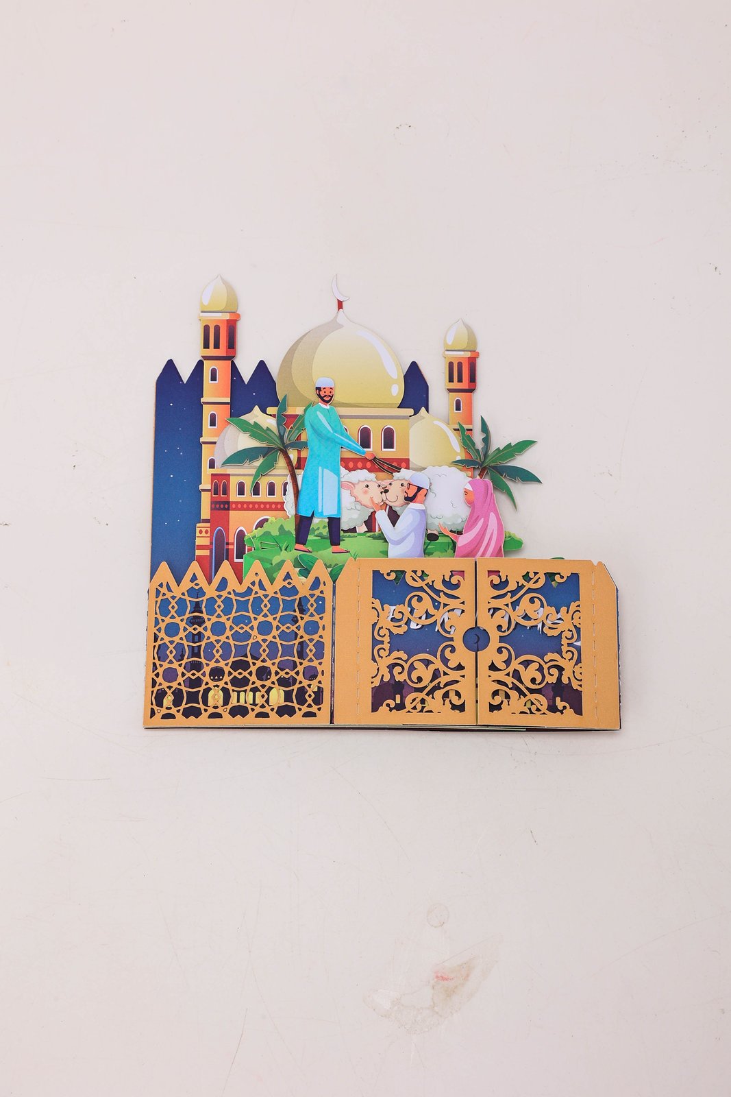 Muslim Festival 3D Pop Up Card