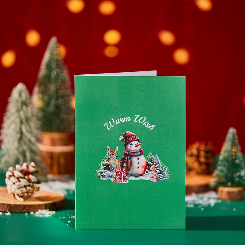 Christmas Tree Woods Greeting Card