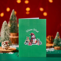 Christmas Tree Woods Greeting Card