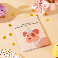Gag Dog Birthday Greeting Card