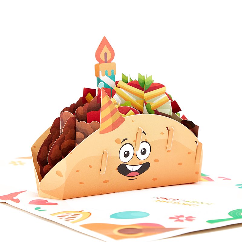 Taco Happy Birthday Greeting Card