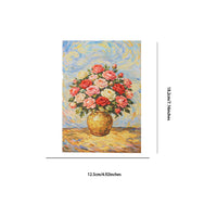 Rose Flower Vase 3D Pop Up Card