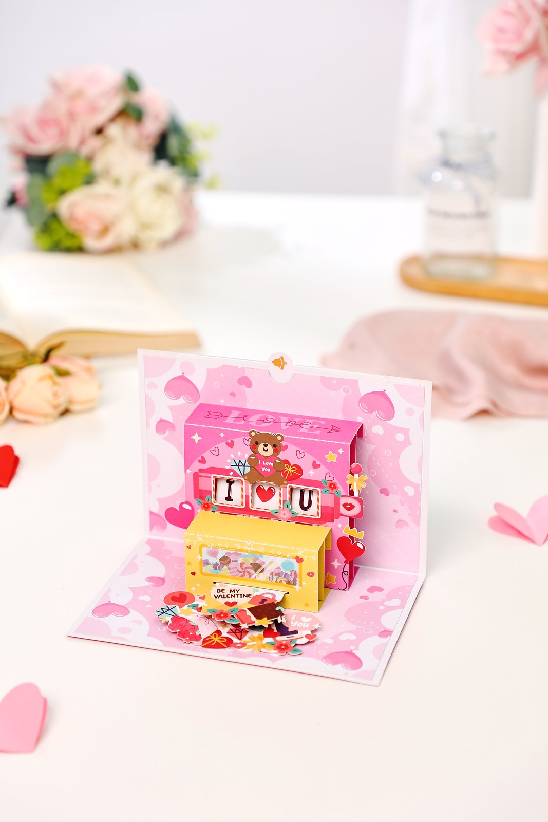 Valentine Game Console Pop Up Card