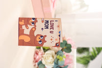 Mother's Day Mother And Child Bear Box Greeting Card