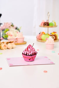 Valentine's Day Heart Cake Greeting Card