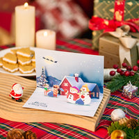 Christmas Snowman 3D Pop Up Card