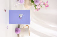 Mixed Wedding Flower Bouquet Pop Up Card