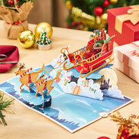 Dog Christmas Greeting Card