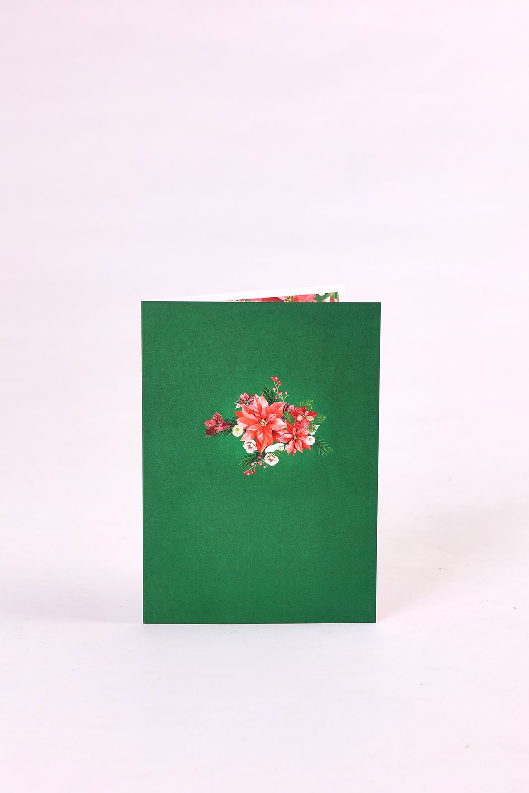 Poinsettia 3D Pop Up Card