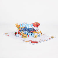 Happy Father's Day Pop-Up Card （Cooking）