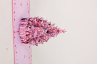 Pink Christmas Tree Greeting Card