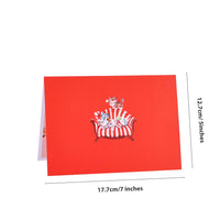 Circus Cat 3D Pop Up Card