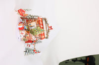 Christmas Sleigh Church 3D Pop Up Card