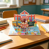 Back To School 3D Pop Up Card